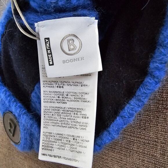 NWT BOGNER Women\'s Royal Blue Ribbed Knit Rania Beanie Hat One Size main image 4